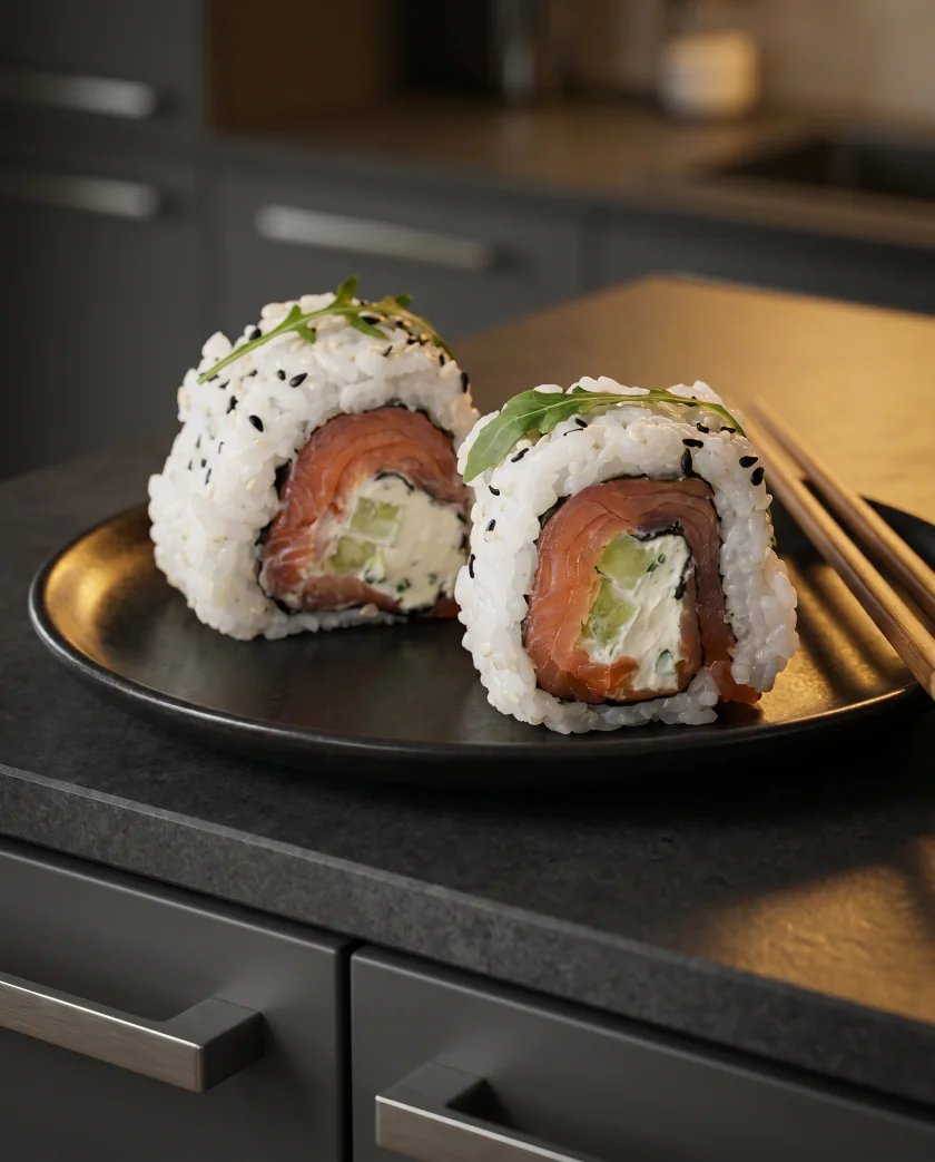California roll saumon fromage frais