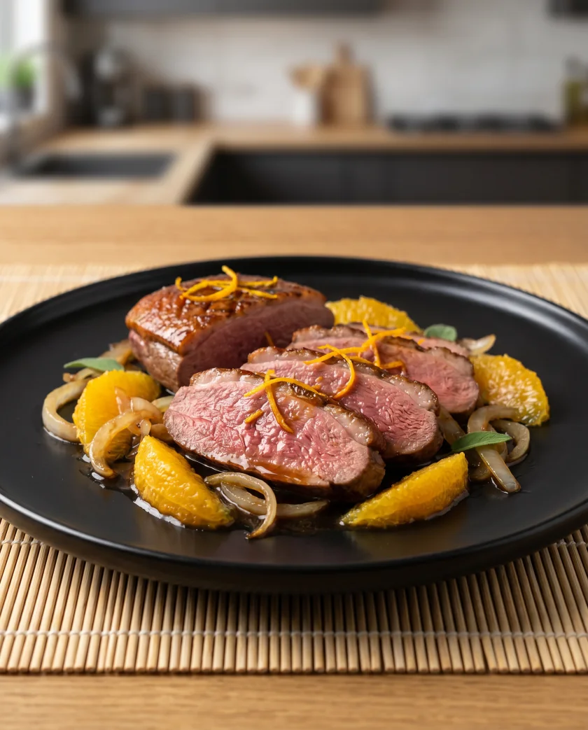 Magret de canard à l&rsquo;orange