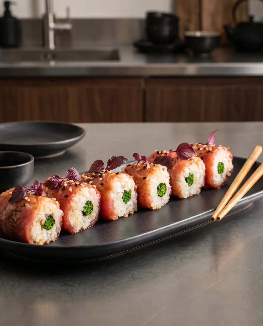 Makis enroulés de bœuf