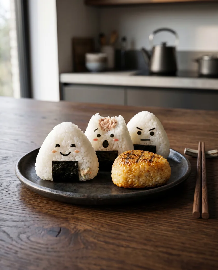 Onigiri au thon et wasabi