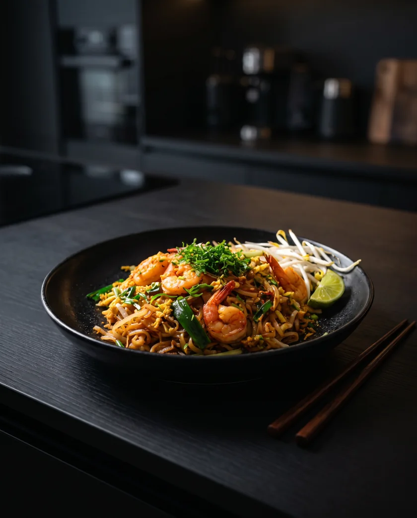 Pad thaï aux crevettes