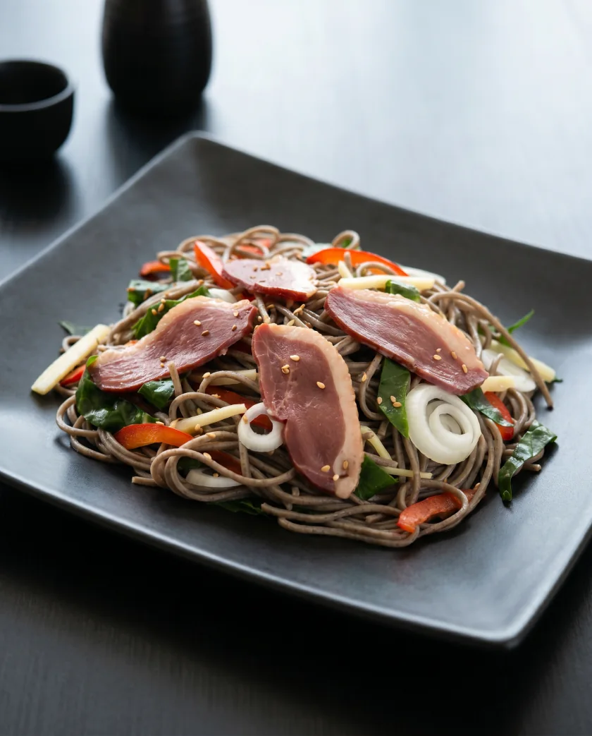 Salade de soba au canard