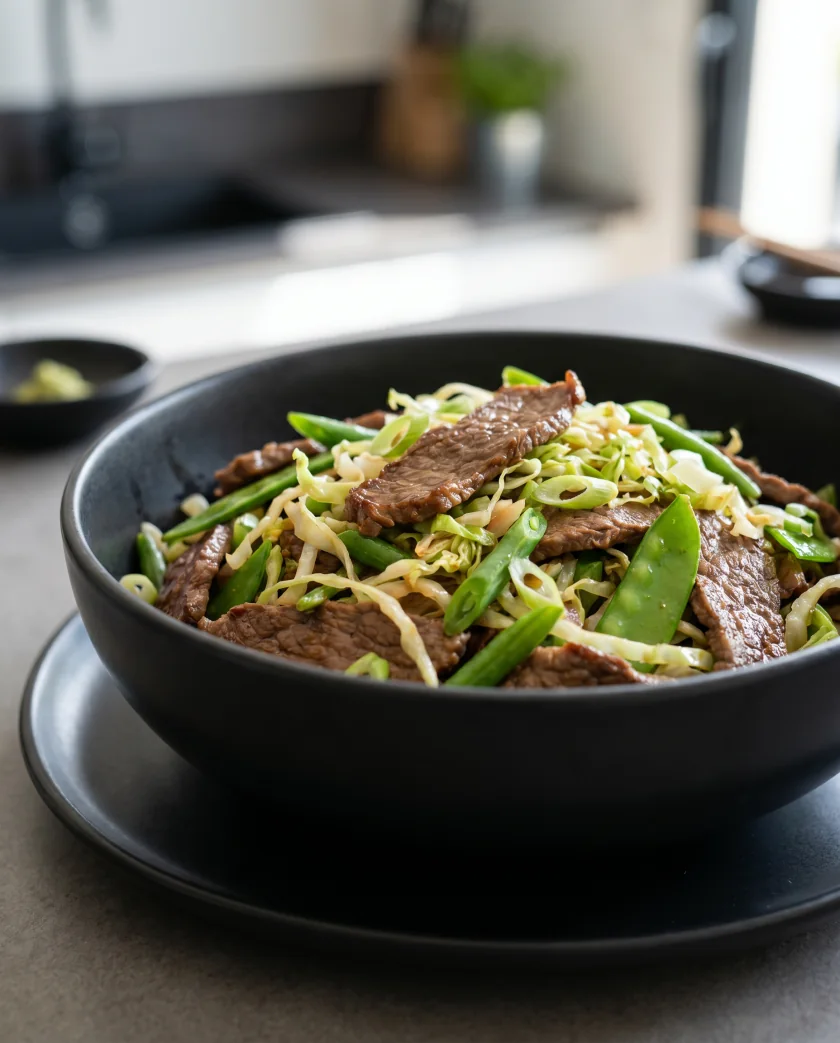 Sauté de bœuf au wasabi