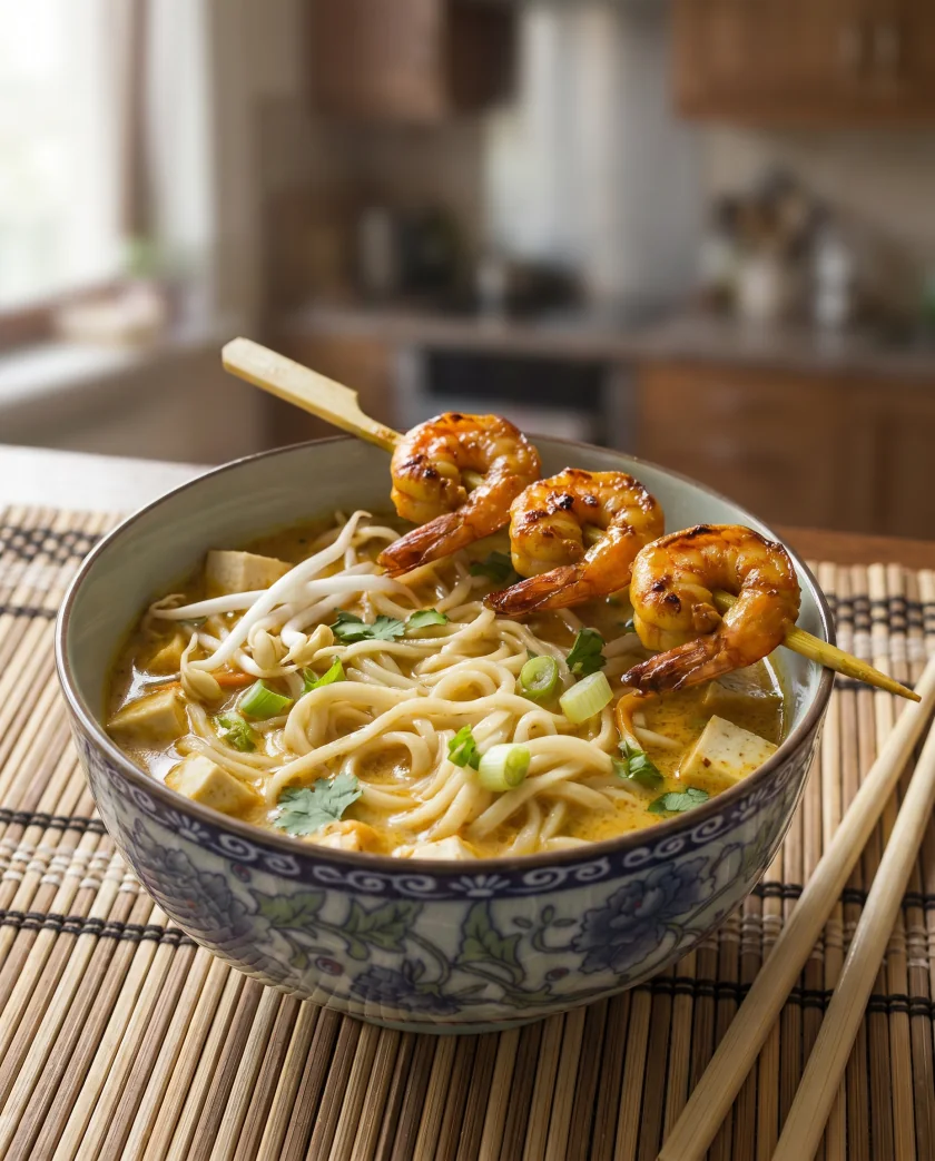 Soupe de ramen au curry